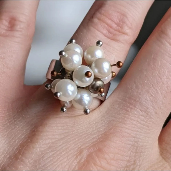 Atomic Pearl Ring - Picture 2 of 5